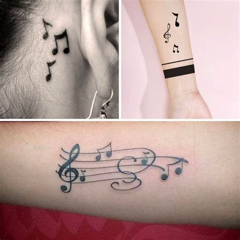 tatuajes de notas musicales y su significado|Tatuaje de Nota Musical – Significado y 60 diseños en HD